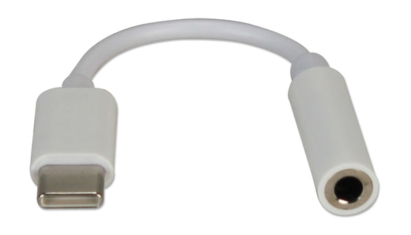 QVS QVS CC2237MF USB-C Male to 3.5mm Female Audio Active Slim Adapter Default Title
