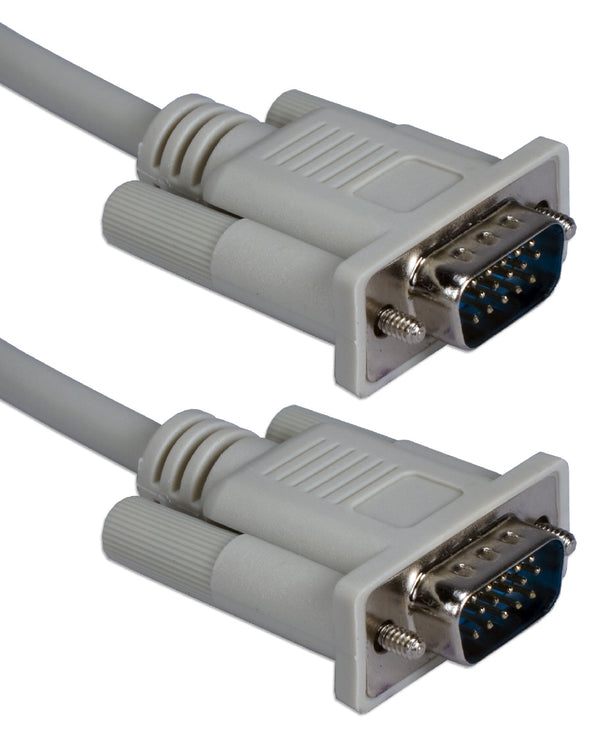 QVS QVS CC388-06N 6ft VGA/UXGA HD15 Male to Male Video Cable Default Title
