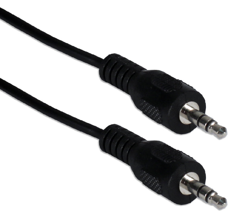 QVS CC400M-30-BB 30ft 3.5mm Mini-Stereo Male to Male Speaker Cable