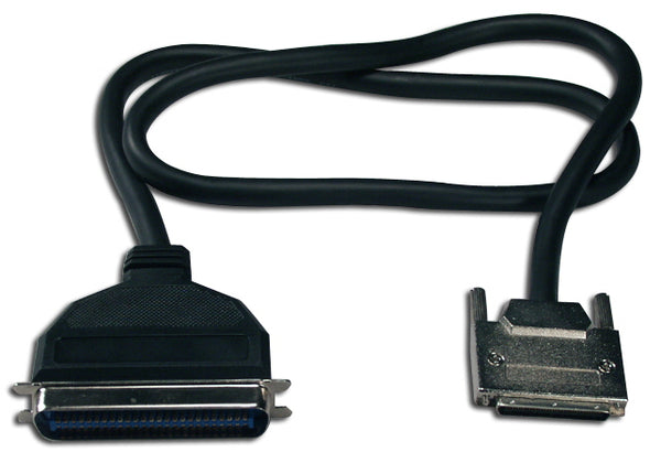 QVS QVS CC620D-03 3ft Ultra320SCSI LVD VHDCen68 (.8mm VHDCI) Male to Cen50 Male Premium Cable Default Title
