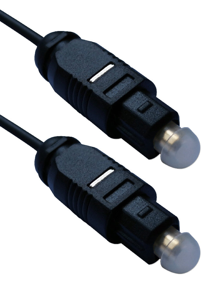 QVS FCT-25 25ft Toslink Digital/SPDIF Optical UltraThin Audio Cable