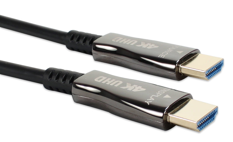 QVS HF-15M 15-Meter Active HDMI UltraHD 4K/60Hz 18Gbps with Ethernet High Speed Cable