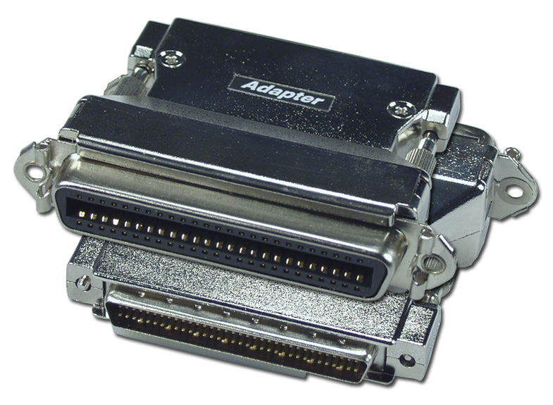 QVS CC632A SCSI Cen50 Female to HPDB68 (MicroD68) Male Adaptor