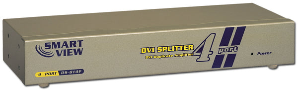 QVS QVS MDVI-14 4Port DVI Digital Video Splitter/Distribution Amplifier with 1U Rack Mountable Case Default Title
