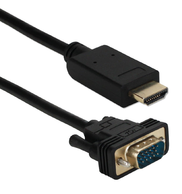 QVS QVS XHDV-10 10ft HDMI to VGA Video Converter Cable Default Title
