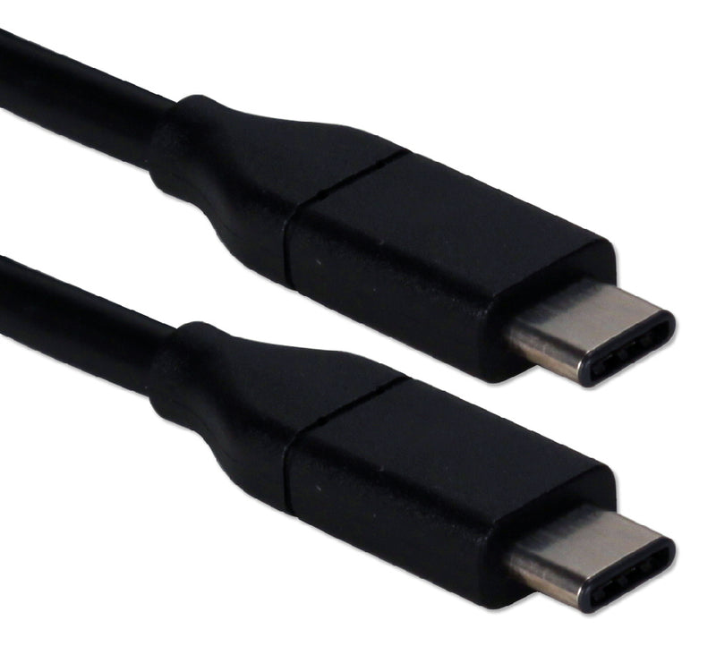 QVS CC2230A2-1M 1-Meter USB-C to USB-C 3.1 10Gbps 100-Watts Sync & Power Certified Cable