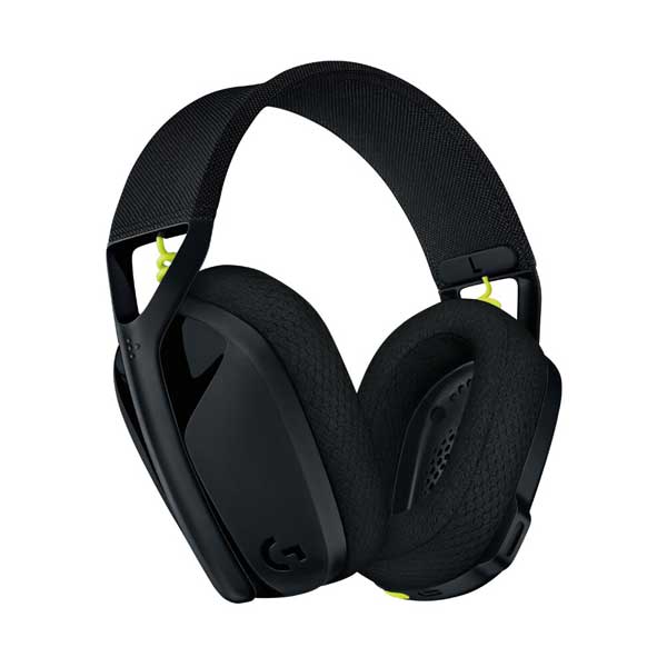 Logitech 981-001049 Black and Neon Yellow G435 LIGHTSPEED and Bluetooth Wireless Gaming Headset
