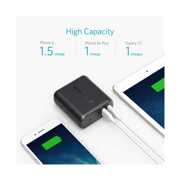 Anker A1621Z11 PowerCore Fusion 5000 High-Speed Portable Power Bank & Wall Charger