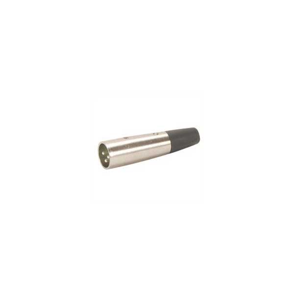 3 Pin XLR Male Cord Plug w/ Standard Latchlock