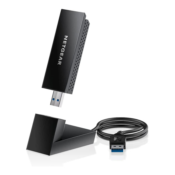 NETGEAR NETGEAR A8000-100PAS Nighthawk AXE3000 WiFi 6E USB 3.0 Adapter Default Title
