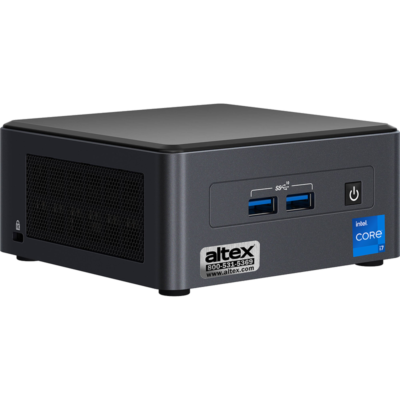 Altex AEB-M711-16G Intel NUC 11 Pro Core i7-1165G7 11th Gen Processor with 16GB DDR4 and Windows 10 Pro