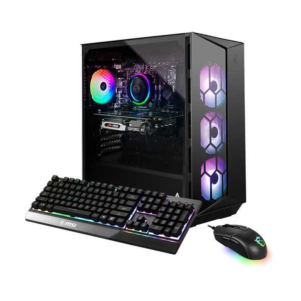 MSI MSI AEGR11TG244 Aegis R 11TG-244US Intel Core i7 RTX 3060 Ti Gaming Desktop with MSI Gaming Keyboard and Mouse Default Title
