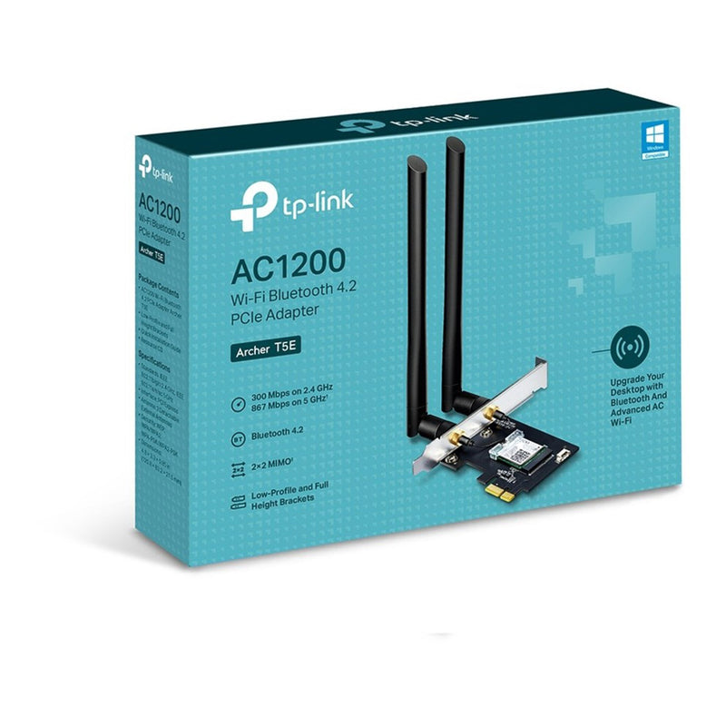 TP-Link ARCHER T5E AC1200 Dual-Band WiFi Bluetooth 4.2 PCIe Adapter Network Card