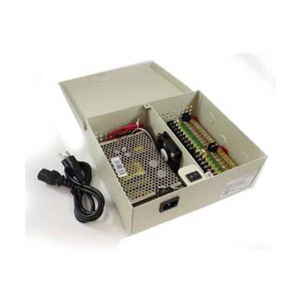 LT Security AT1215A-D10 18 Port CCTV Power Supply Box