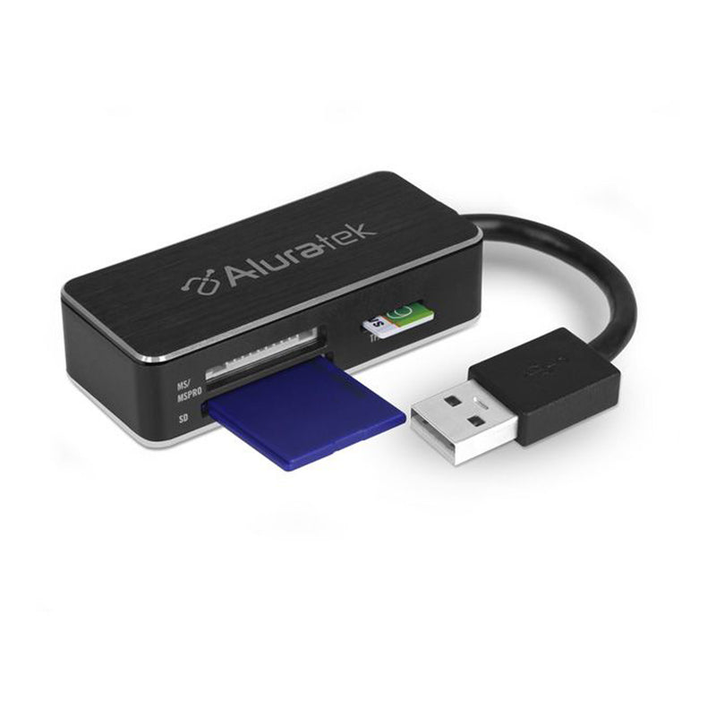 Aluratek AUCR200 MicroSD / MiniSD USB 2.0 Multi-Media Card Reader