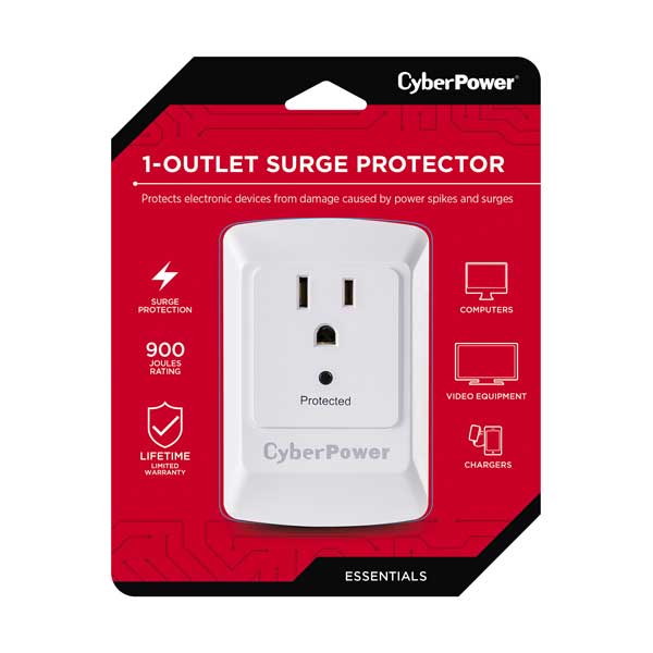 CyberPower B100WRC1 Essential Wall Surge Protector
