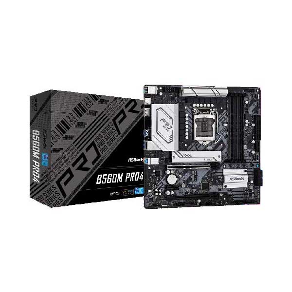 ASRock B560M PRO4 Intel B560 LGA1200 Micro ATX Motherboard