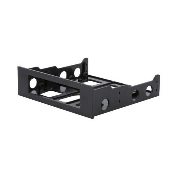 BRACKET-525 3.5in to 5.25in Drive Bay Mounting Kit with Black Bezel