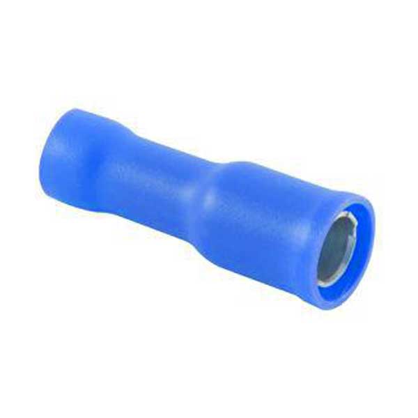 Blue Vinyl Insulated Female Bullet Receptacles 16-14 AWG 100pc