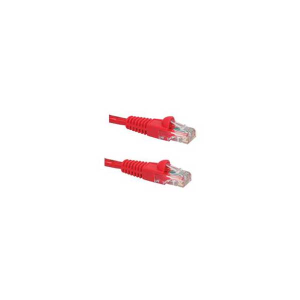 SR Components Cat6 Network Patch Cable with Boots, Red, 1FT Default Title
