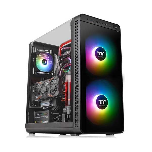 Thermaltake CA-1J7-00M1WN-04 View 37 ARGB Edition Mid-Tower Chassis