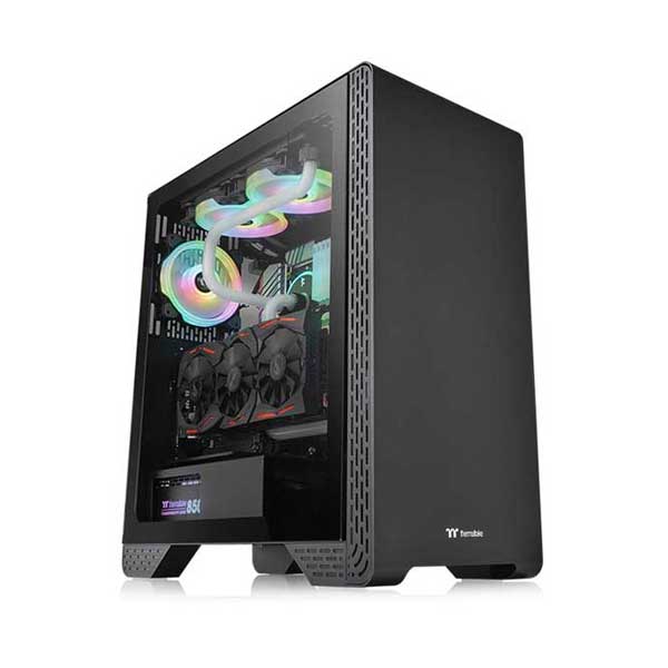 Thermaltake Thermaltake CA-1P5-00M1WN-00 S300 Tempered Glass Edition Mid Tower Chassis Default Title
