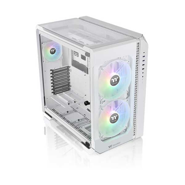 Thermaltake CA-1Q6-00M6WN-00 View 51 Tempered Glass Snow ARGB Edition Full Tower Computer Case
