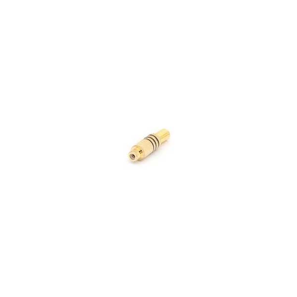 Gold-Plated RCA Jack - Black