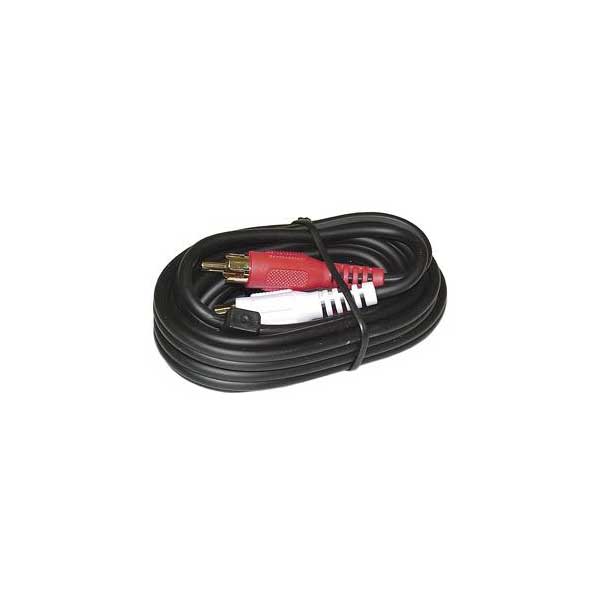 Philmore LKG RCA Shielded Stereo Male to Male Jumper Cable w/ Gold Connectors - 6' Default Title
