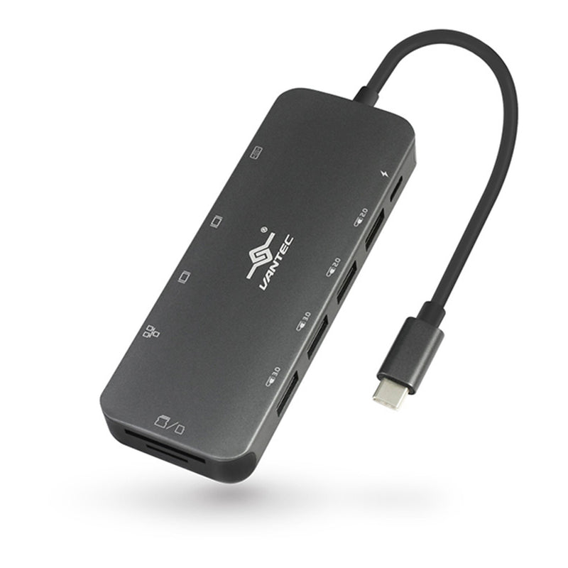 Vantec CB-CU302MDSH Link USB-C Multi-Function Hub with 100W Power Delivery