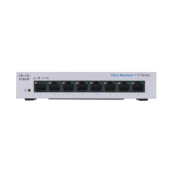 Cisco CBS110-8T-D-NA 8-Port 110 Business Series Unmanaged Gigabit Network Switch