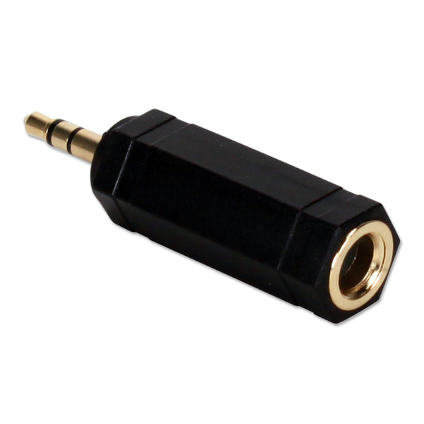 QVS QVS CC399PS-MF 3.5mm Male to 1/4 Female Audio Stereo Adapter Default Title
