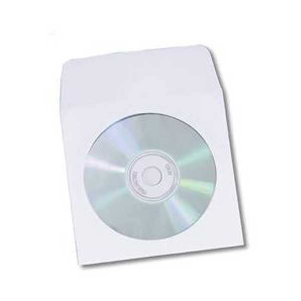 Altex Preferred MFG CDSLEEVE/10 Paper CD/DVD Sleeve 10-Pack (White)