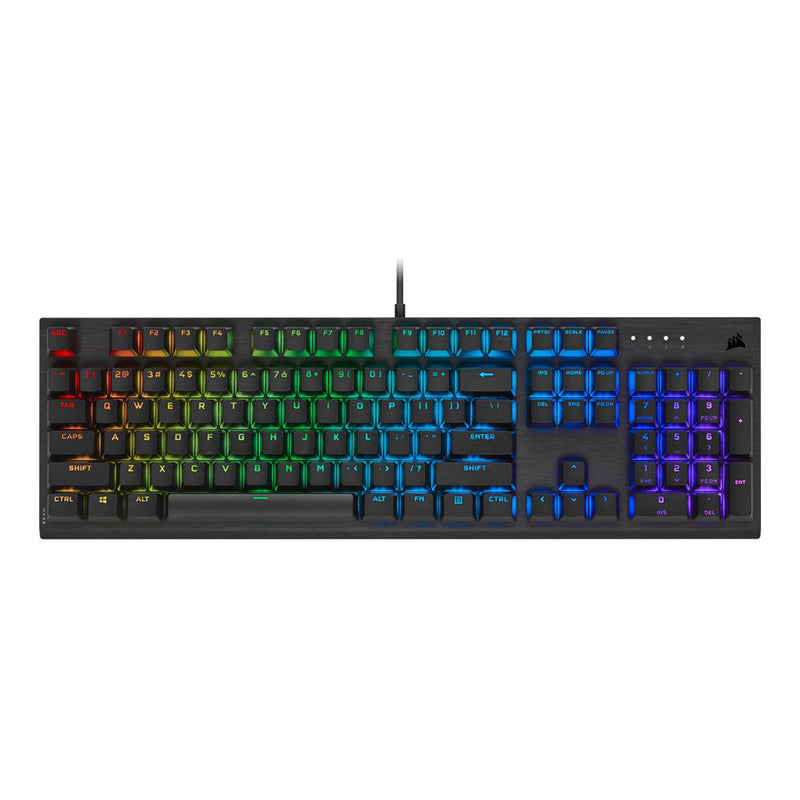 Corsair CH-910D119-NA K60 RGB Pro SE Mechanical Gaming Keyboard - Cherry Viola - Black
