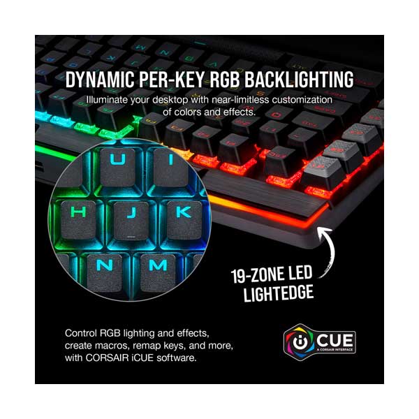 CORSAIR CH-9127411-NA K95 RGB PLATINUM XT Mechanical Gaming Keyboard with CHERRY MX Blue Keyswitches