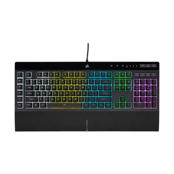 CORSAIR CH-9226765-NA K55 RGB PRO Gaming Keyboard with 6 Dedicated Programmable Macro Keys