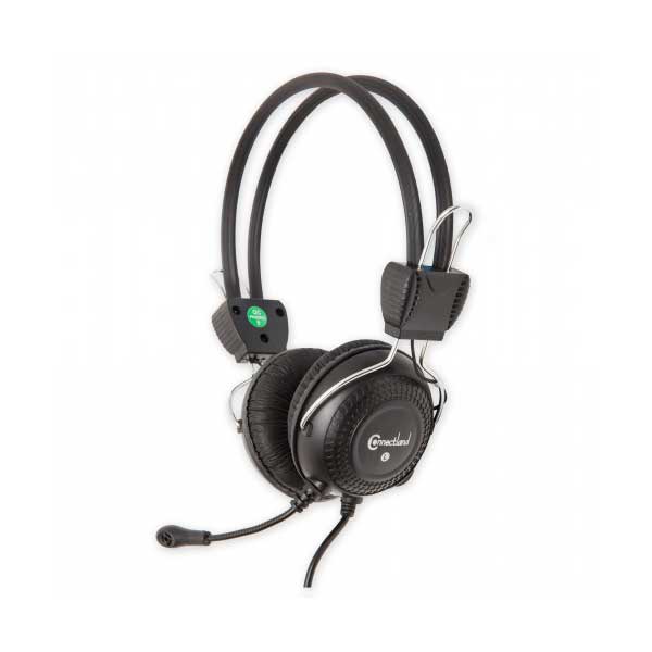 SYBA SYBA CL-CM-5023 Connectland Stereo PC Headset with Flexible Boom Microphone Default Title
