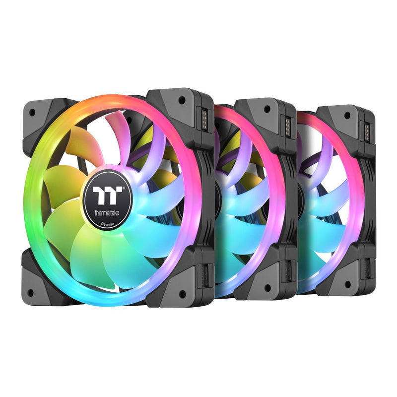 Thermaltake CL-F143-PL12SW-A SWAFAN EX12 RGB PC Cooling Fan TT Premium Edition 3-Pack