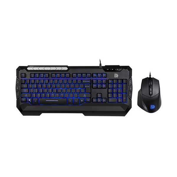Thermaltake Thermaltake CM-CMC-WLXXMB-US Tt eSPORTS Commander V2 Wired Keyboard and Mouse Combo with Dynamic Backlighting Default Title

