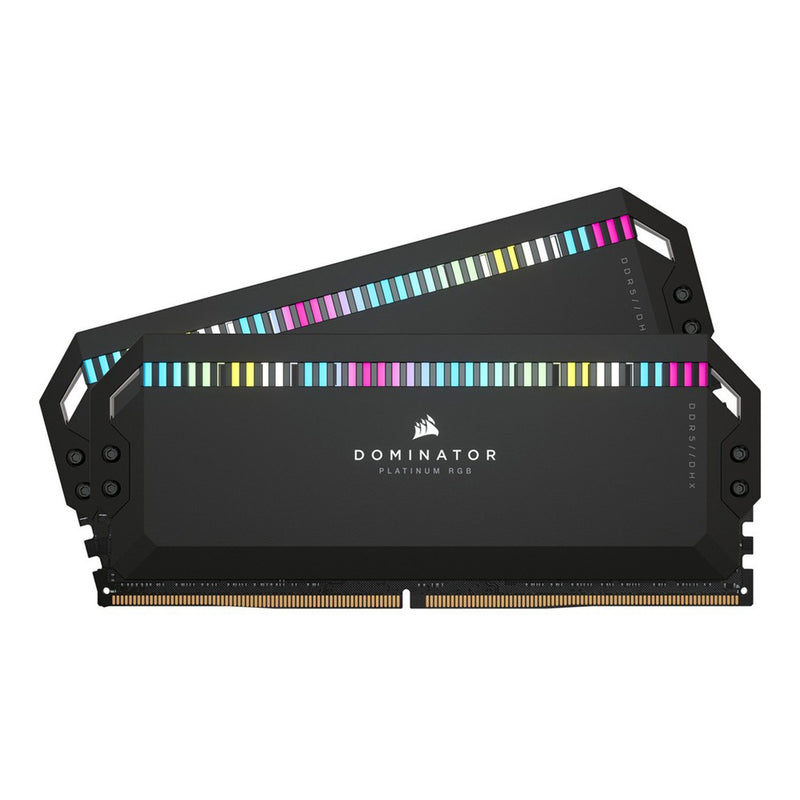 CORSAIR VENGEANCE RGB DDR5 RAM 32GB (2x16GB) 6000MHz CL40 Intel XMP iCUE  Compatible Computer Memory - Black (CMH32GX5M2B6000C40)