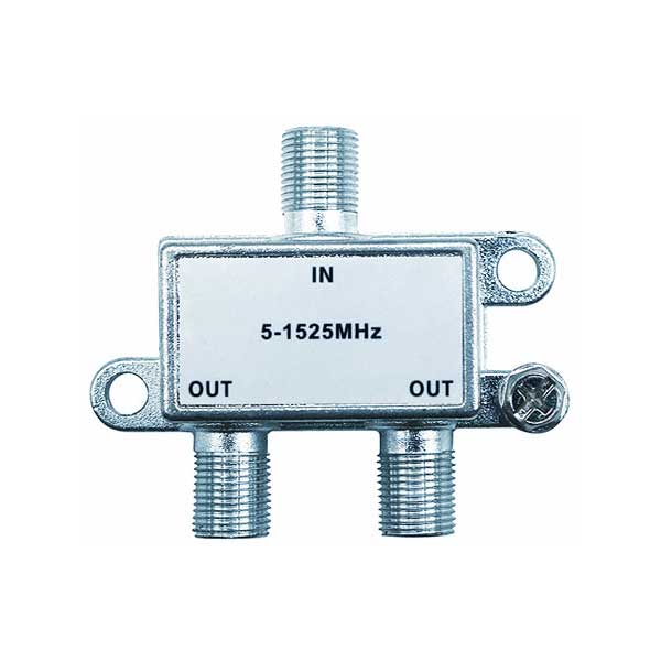 SR Components SR Components COAXSP2 2-Way 75Ω 5~1525MHz MoCA Compliant Digital Coax Cable Splitter Default Title
