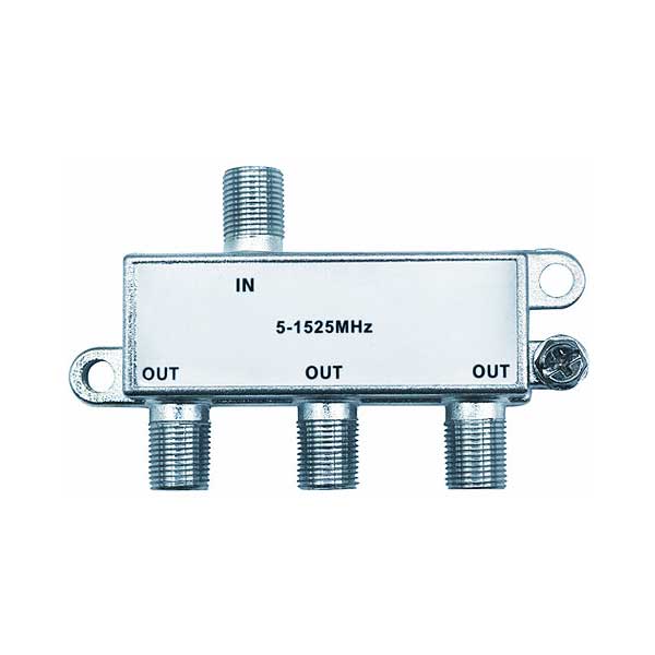 SR Components SR Components COAXSP3 3-Way 75Ω 5~1525MHz MoCA Compliant Digital Coax Cable Splitter Default Title
