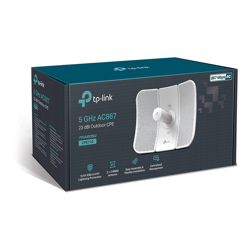 TP-Link CPE710 5GHz 23dBi Wireless-AC867 Outdoor CPE