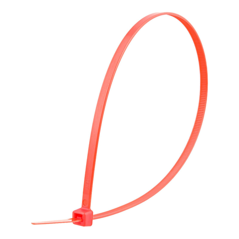 Secure Cable Ties CT-11050-RD 11 7/8" Red Standard Nylon Cable Tie - 100 Pack