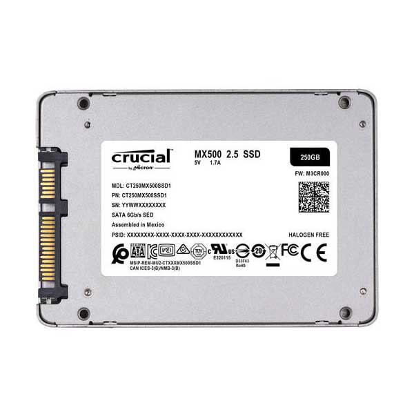 Crucial CT250MX500Solid State Hard Drive1 MX500 Solid State Hard Drive  Sata