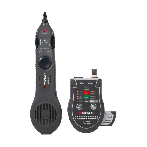 Triplett CTX200PA  RJ45 and Coax Tester and Inductive Probe