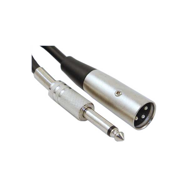 SR Components CXLRM146 6' XLR Male to 1/4" TRS Male Cable