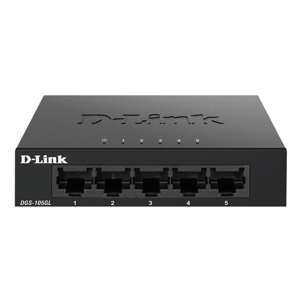 D-Link D-Link DGS-105GL 5-Port Gigabit Metal Unmanaged Desktop Switch Default Title
