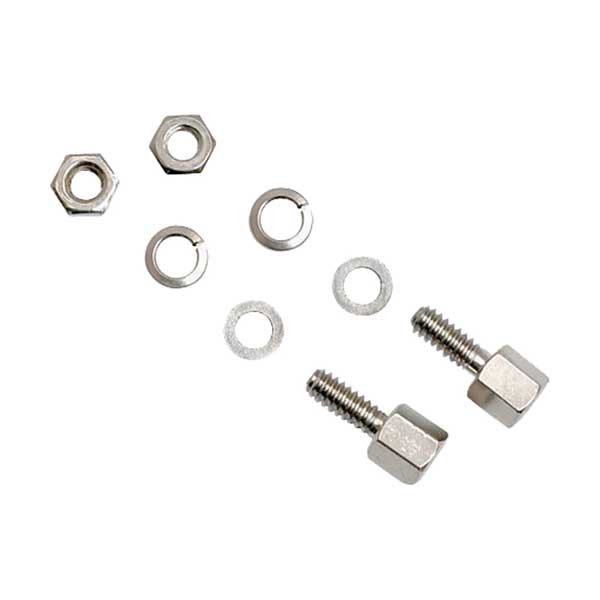 Quest DHA-5030 10-Pack D-Sub Female Screwlock Hardware Set with Hex Nut Screw, Hex Nut, Washer, and Lock Washer