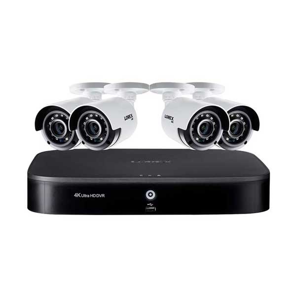 Lorex Lorex DK182-88CAE 4K Ultra HD 8-Channel Security System with 4K 8MP Cameras Advanced Motion Detection and Smart Home Voice Control Default Title
